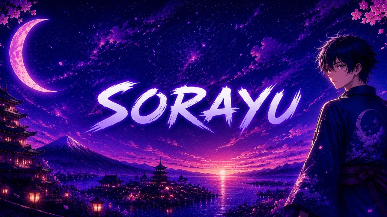 Bannière du serveur Discord Sorayū